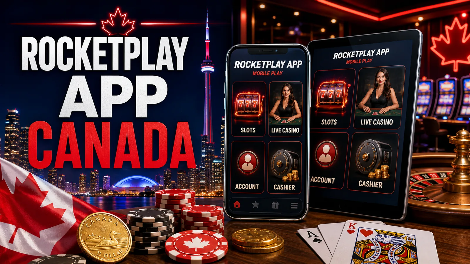 RocketPlay Casino App Canada content banner