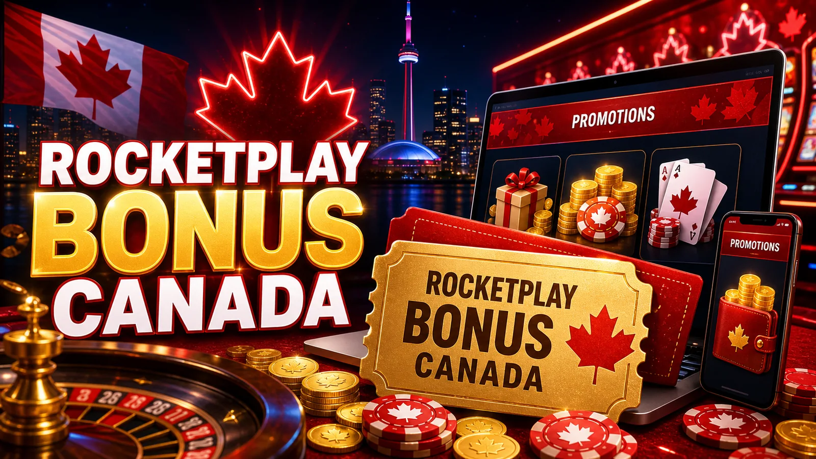 RocketPlay Casino Bonus Canada content banner
