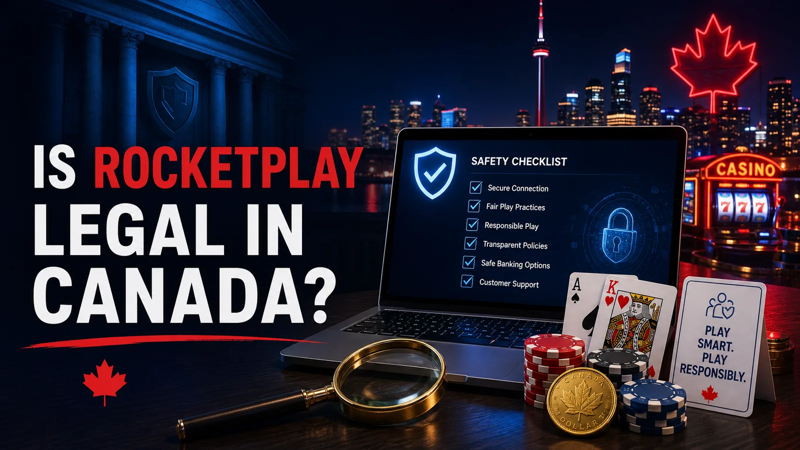 Is RocketPlay Legal in Canada? content banner